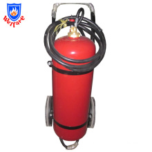 50KG ABC Empty Trolley Fire Extinguisher with External CO2 Bottle